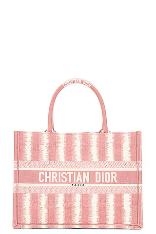 Dior Canvas Striped Book Tote Bag | FWRD 