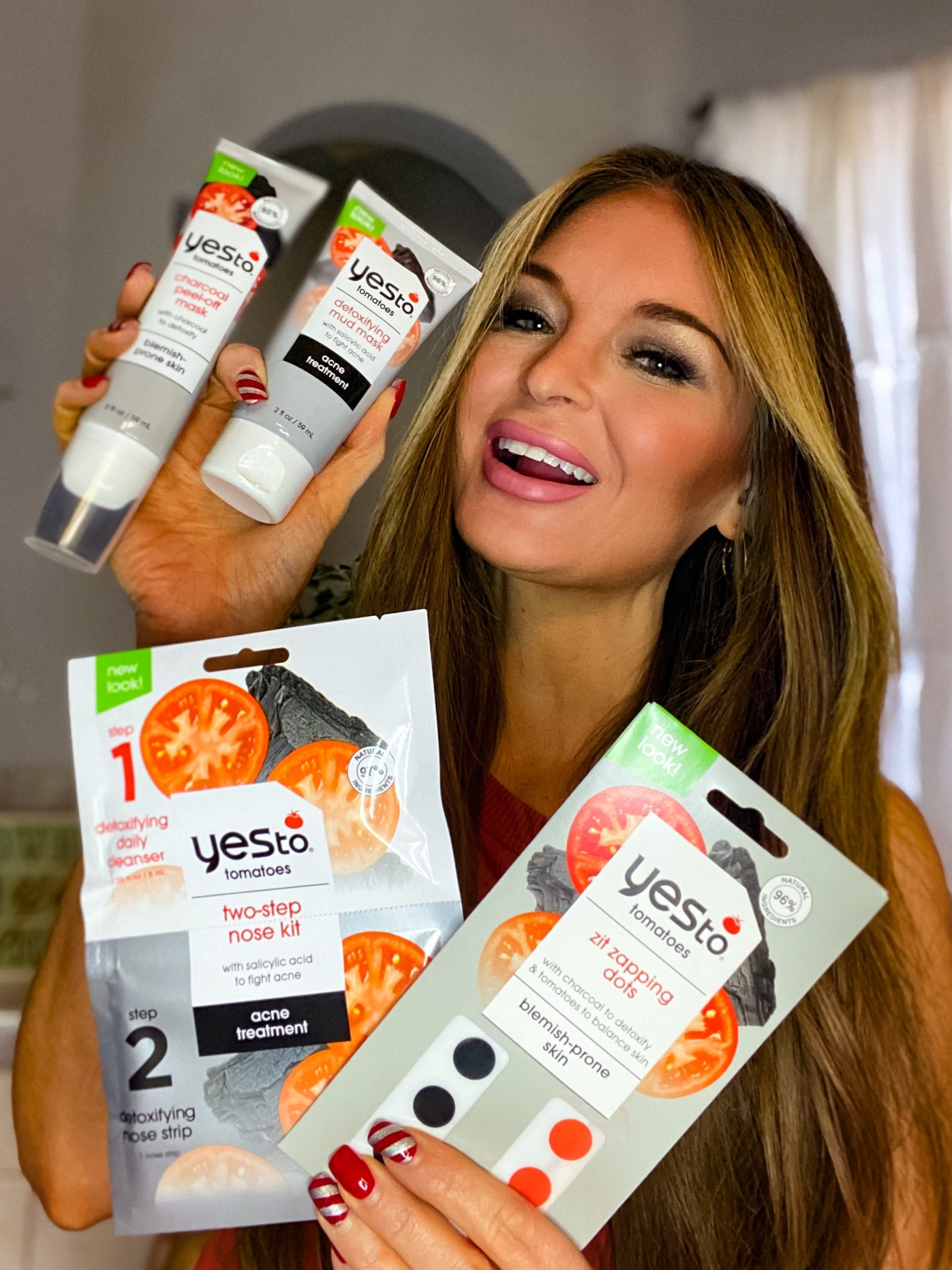 𝐘𝐞𝐬𝐓𝐨🍅

The perfect stocking stuffers! Yes To helps you make better skincare choices by providing clean and effective, natural beauty solutions. Known for their fruit and veggie-based products that feature at least 95% natural ingredients!  Their formulations are Leaping Bunny Certified, dermatologist tested.
So many great products to try! 
Here are just a few from their tomato line! 🍅 

🍅 Yes To Tomatoes Detoxifying Mud Mask - Your skin deserves a break, not a breakout.

🍅 Yes To Tomatoes Detoxifying Charcoal Peel Off Face Mask - Detoxifying charcoal to peel away impurities for clear skin.

🍅 Yes To Tomatoes Two Step Nose Kit - Tomatoes and salicylic acid that detoxifies and gets rid of those nasty clogged pores and blackheads.

🍅 Yes To Tomatoes Zit Zapping Dots - Yes To Tomatoes Blemish Fighting Zit Zapping Dots help you fight breakouts and have fun while doing it! 
🎄
🍅
🎄
You can shop them & more of my finds on my LTK!  ➡️

www.liketoknow.it/NonnieIsMyName 

How to shop my looks!
✨Download the FREE LIKEtoKNOW.it app
✨Follow me: nonnieismyname ✨Screenshot any photo for instant access to my LTK finds!
✨
🎄
✨

 #influencer #bloggers  #LTK #photoOfTheDay  #fashionover40 #hair #Model #instagood  #beauty #Instablogger #trending #trends  #holidayfun #stayfresh #nontoxic #natural #yesto #yestotomatoes #skincare #facecare #freshface








#LTKGiftGuide #LTKunder50 #LTKbeauty
