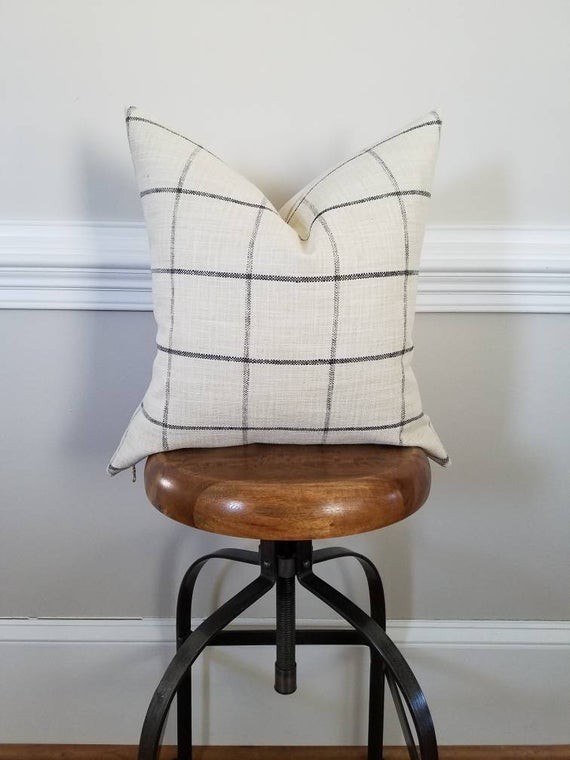 The Windowpane Plaid Pillow Cover | Etsy (US)