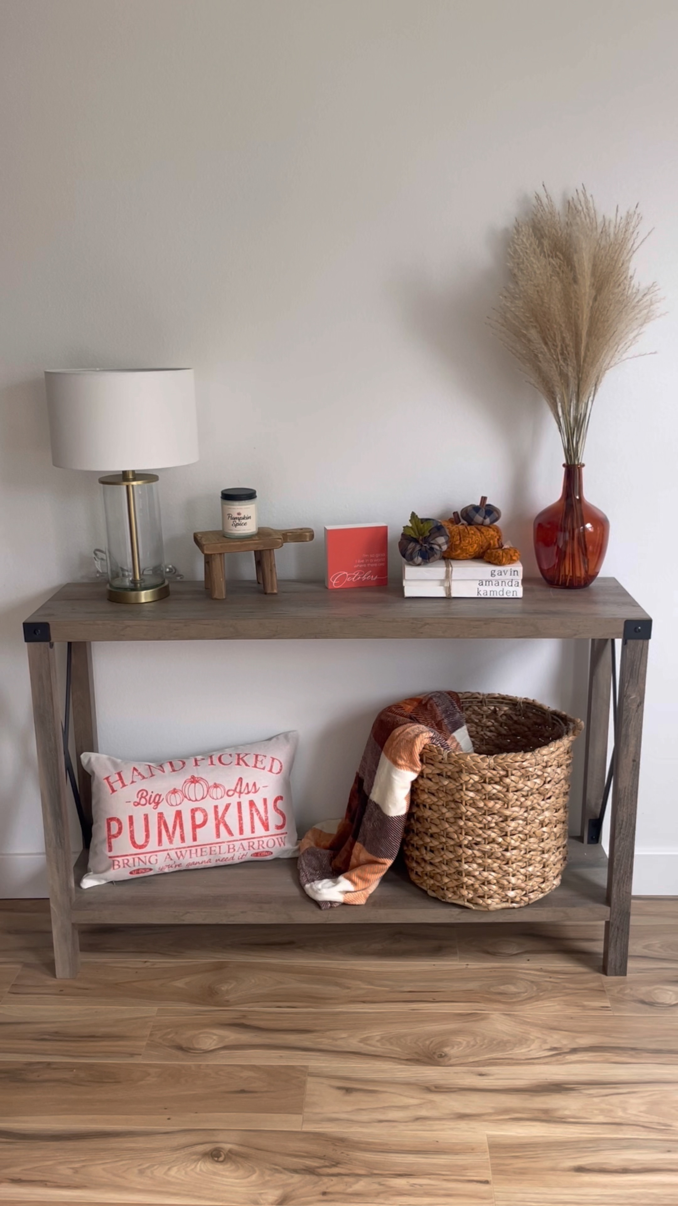 Fall entryway table inspo 

Amazon decor, fall decor, fall pillow, fall candle, fall blanket, Buffalo plaid blanket 

#LTKSeasonal #LTKHome #LTKxPrimeDay