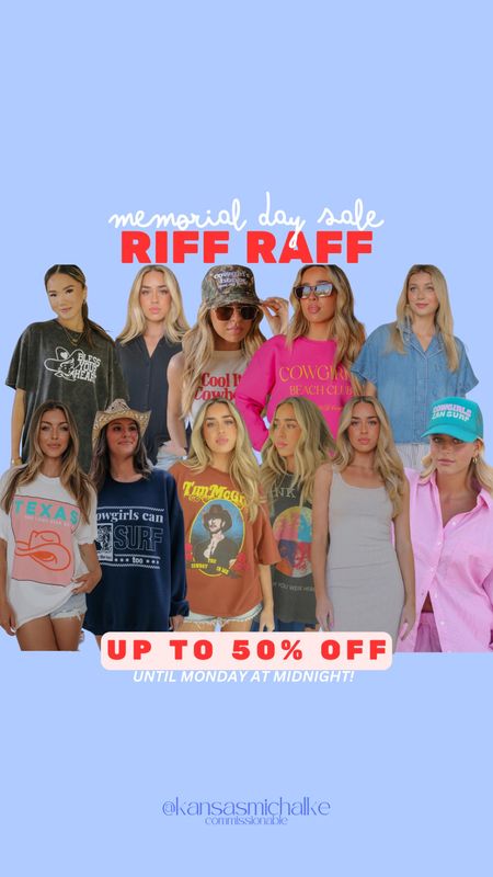 Riff Raff Country Memorial Sale!! 🤠🍒🇺🇸 up to 50% off when you spend $300! 

#LTKGiftGuide #LTKSaleAlert #LTKSeasonal