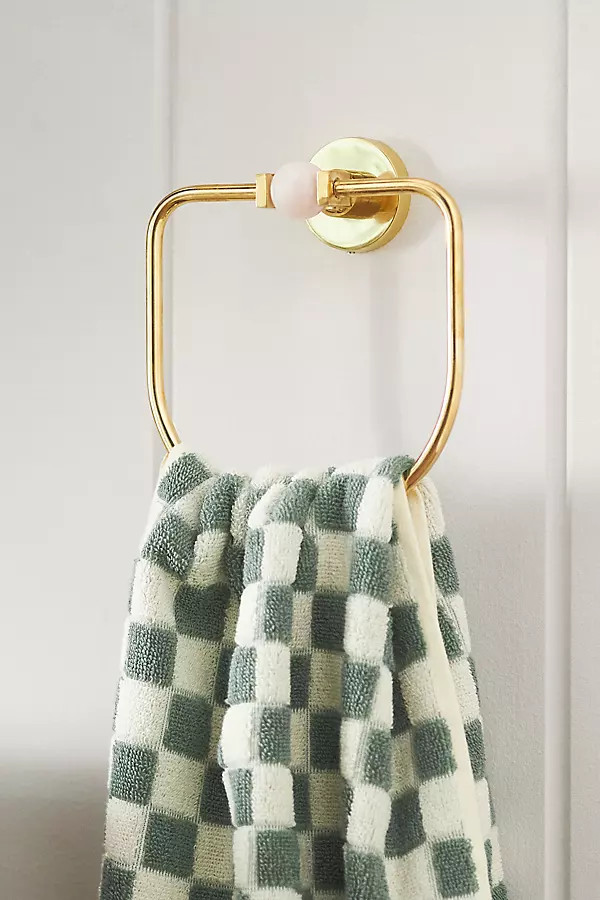 Elodie Brass Towel Ring | Anthropologie (US)
