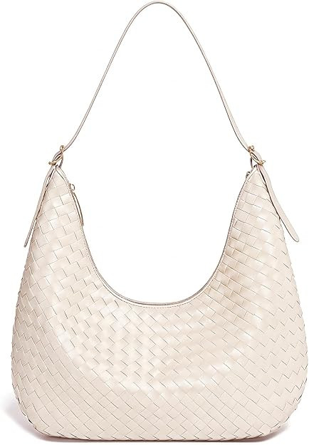 Shoulder Handbags Shoulder Bag for Women Totes Woven Vegan Leather Bag Hand Bag Working Lightweig... | Amazon (US)