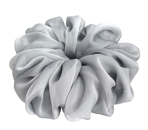 38 Colors Available, Big Scrunchies for Hair, Soft Cheer Chiffon large Ponytail Holder, Cute Birt... | Amazon (US)