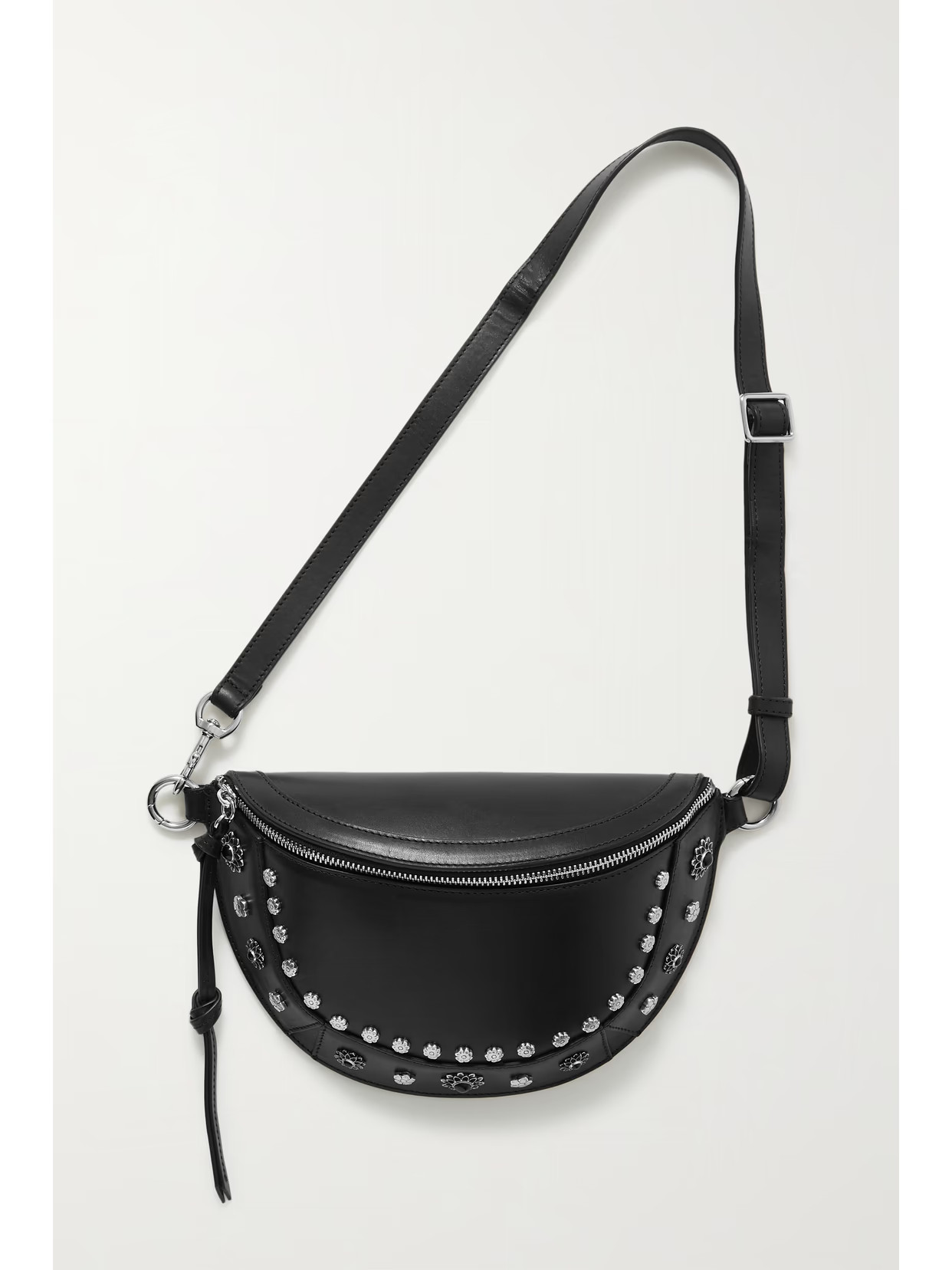 Isabel Marant - Skano Studded Leather Belt Bag - Black | NET-A-PORTER (US)