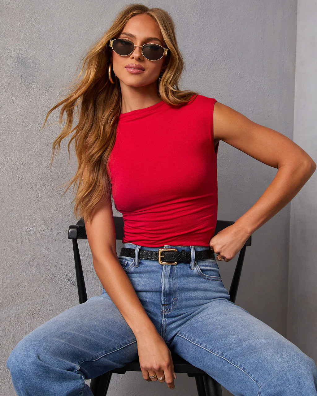Dylan Cropped Mock Neck Top | VICI