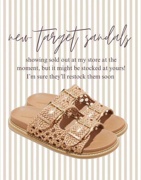 New target sandals! 

#LTKstyletip #LTKshoecrush #LTKfindsunder50