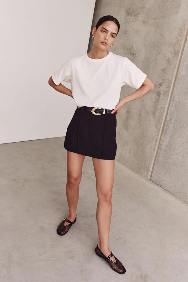 ROWAN BLACK SKORT | DISSH