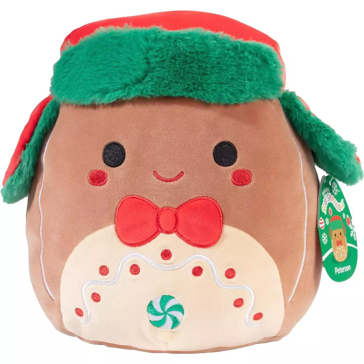 Squishmallows Christmas 2021 16 Inch Jordan The Gingerbread Man Plush NEW +  Tag