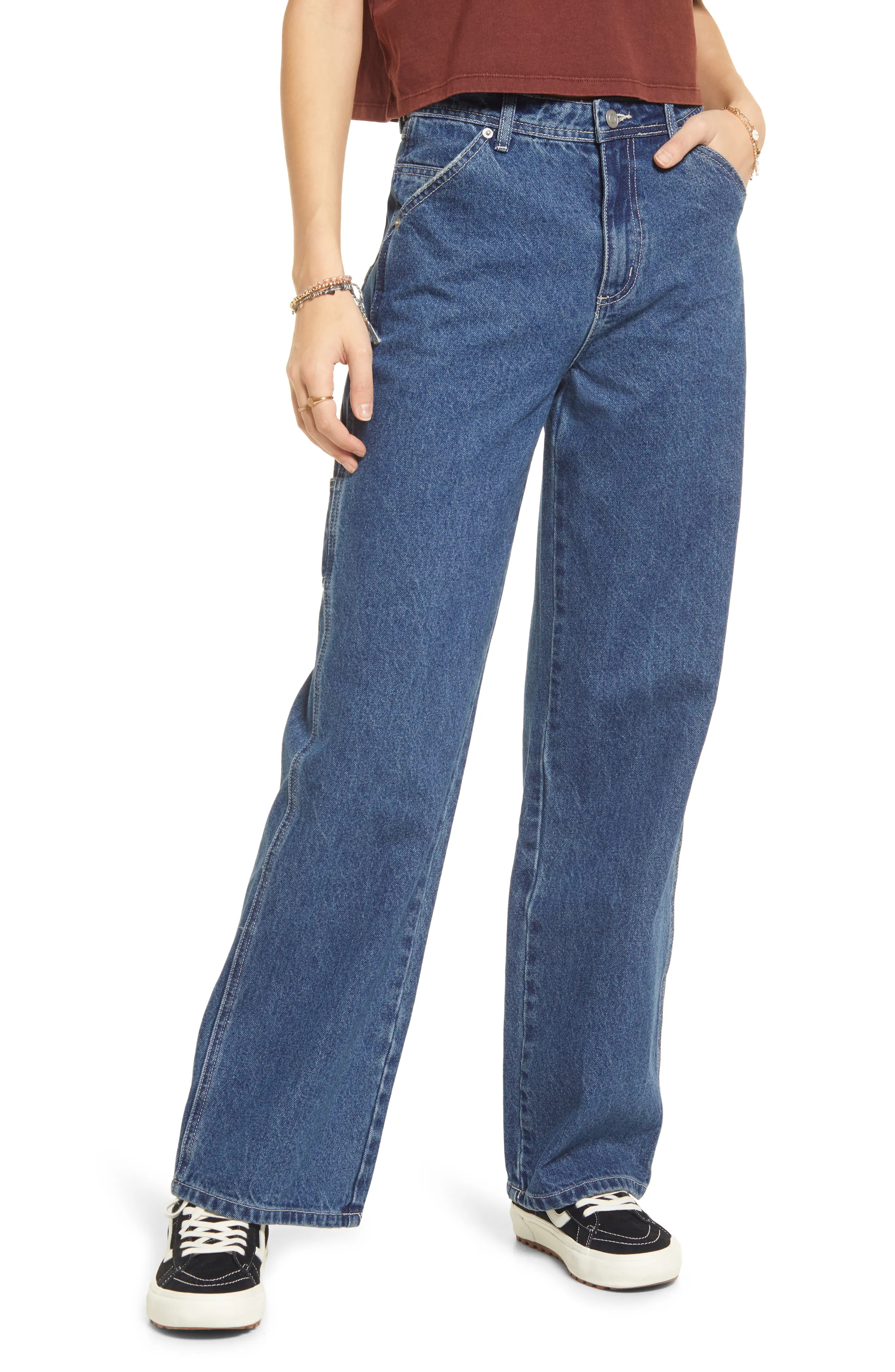 BP. Utility Skater Jeans, Size 29 in Clean Blue Wash at Nordstrom | Nordstrom