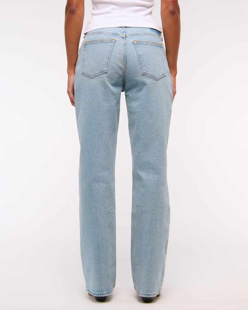 Curve Love Low Rise Baggy Jean | Abercrombie & Fitch (UK)