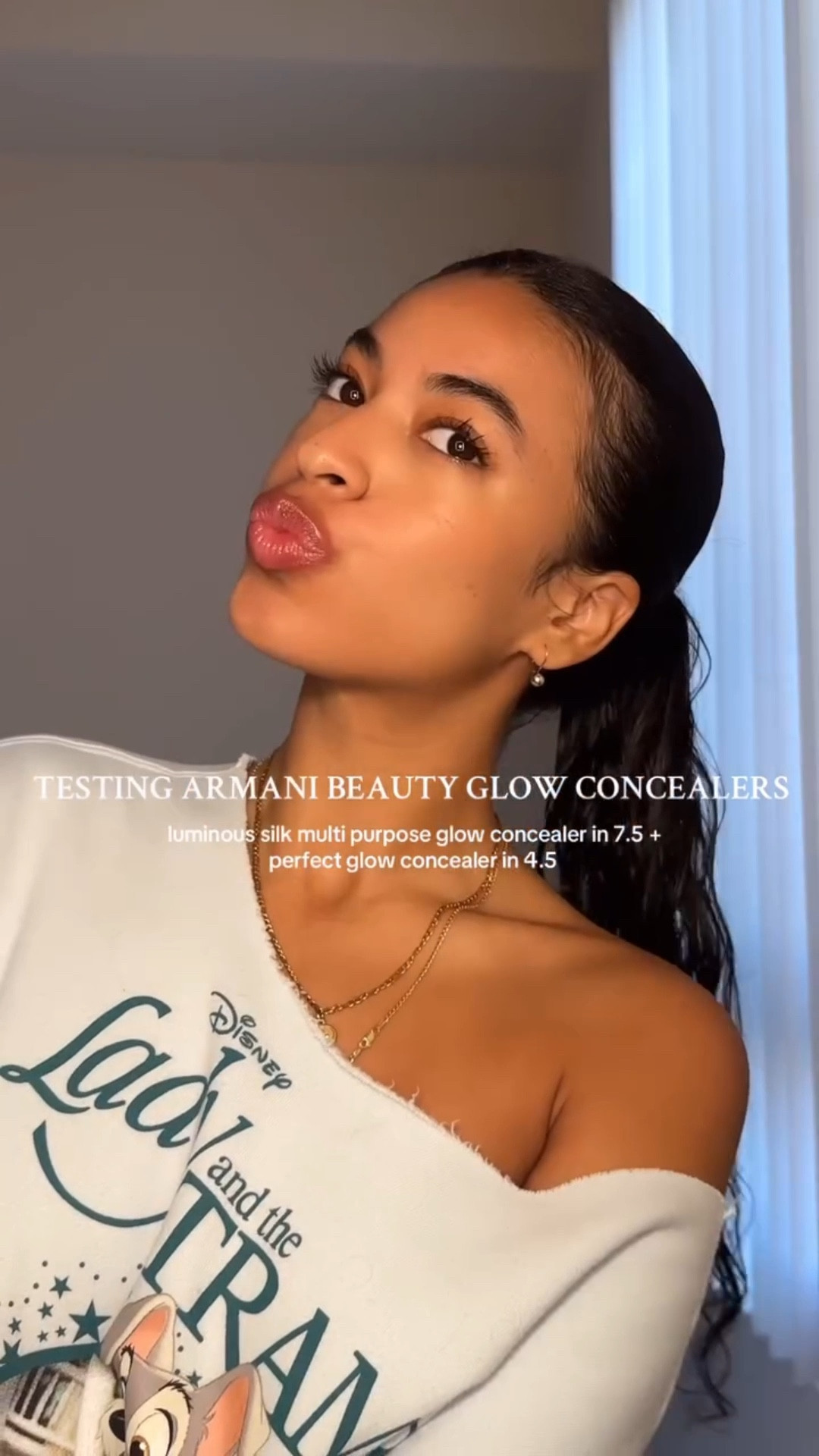 TESTING ARMANI BEAUTY LUMINOUS SILK GLOW CONCEALERS ✨ 

products used:
@armanibeauty multi-purpose glow concealer in 7.5 + perfect glow concealer in 4.5 🫶🏽
@merit flush balm in perisimmon
@covergirl icy yummy gloss in love at frostbite 

#reels #giftedbyarmani #grwm #explorepage #makeuptutorial #browngirlmakeup #makeupreview @sephora