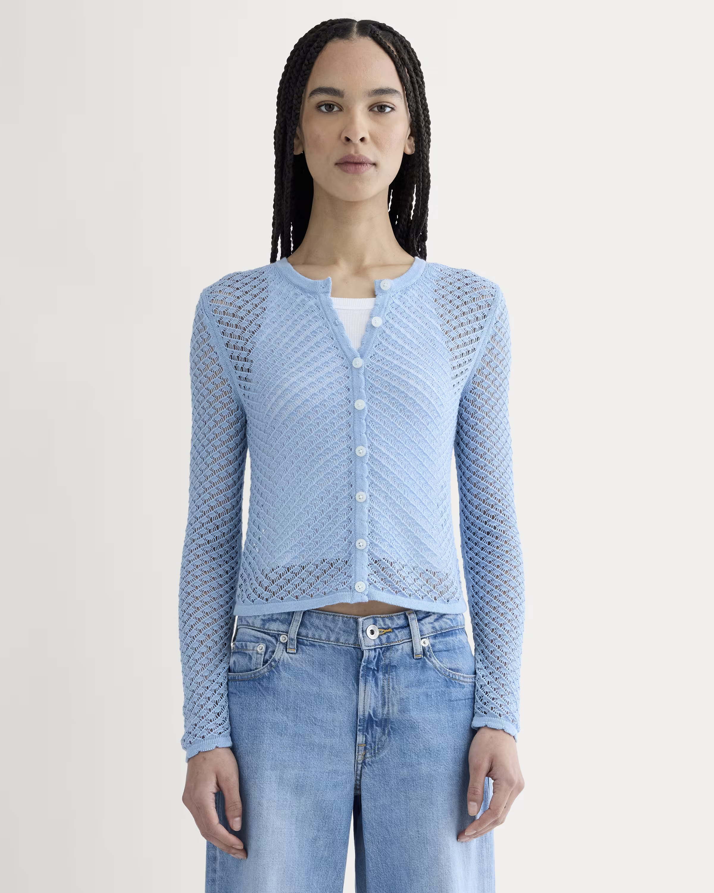 The Lace Knit Cardigan | Everlane
