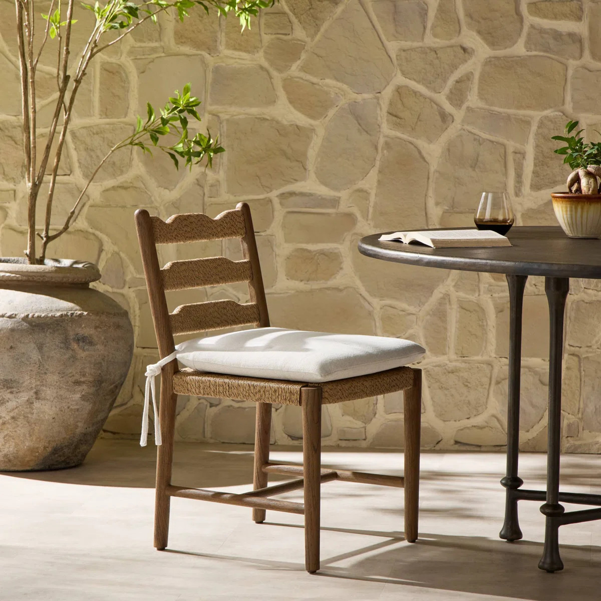 Corrigan Studio® Kalmara Outdoor Dining Chair-Alessi Linen | Wayfair | Wayfair North America