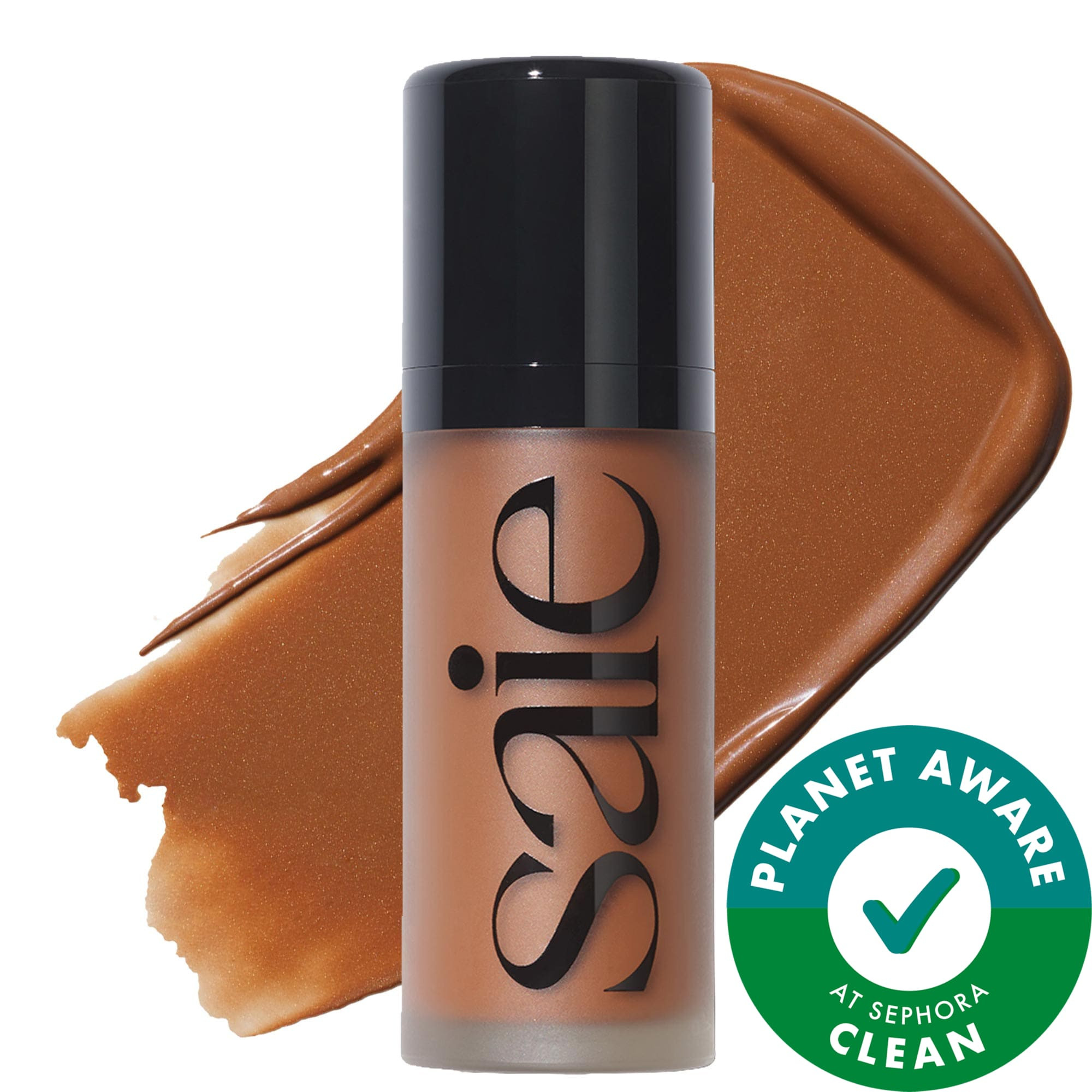 Saie Dew Bronze Soft-Focus Sculpting Liquid Bronzer Swim .4 oz / 12 mL | Sephora (US)