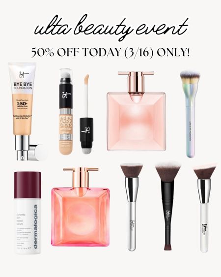 Ulta Semi-Annual Beauty Event sale - these items are 50% off today only! Saturday, March 16, 2024! 

#LTKbeauty #LTKsalealert
