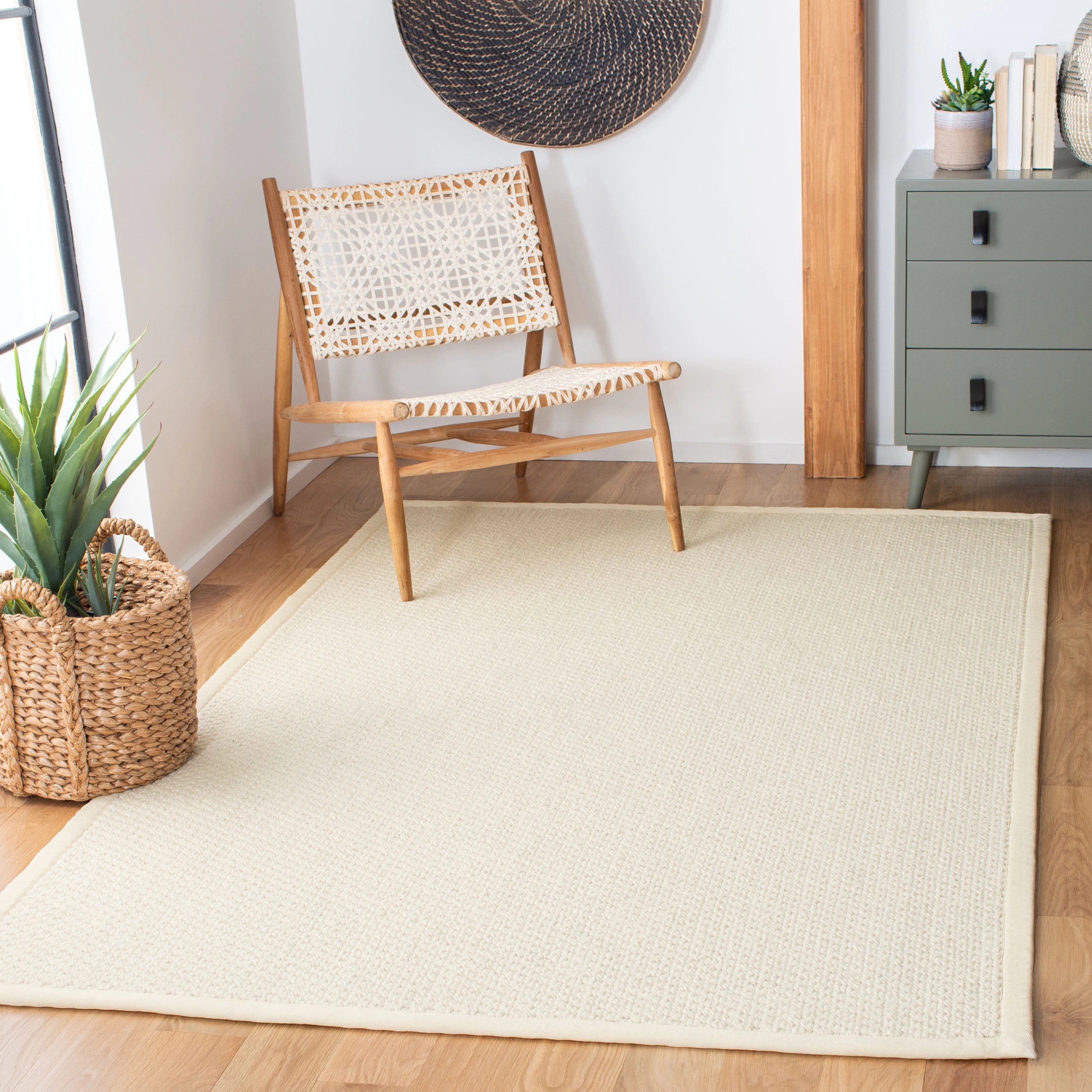 SAFAVIEH Hand-Knotted Palm Tsivia Laure Contemporary Wool Rug - On Sale - Overstock - 40456807 | Overstock