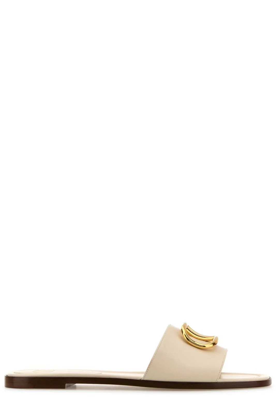 Valentino VLogo Signature Open Toe Slip-On Sandals | Cettire Global