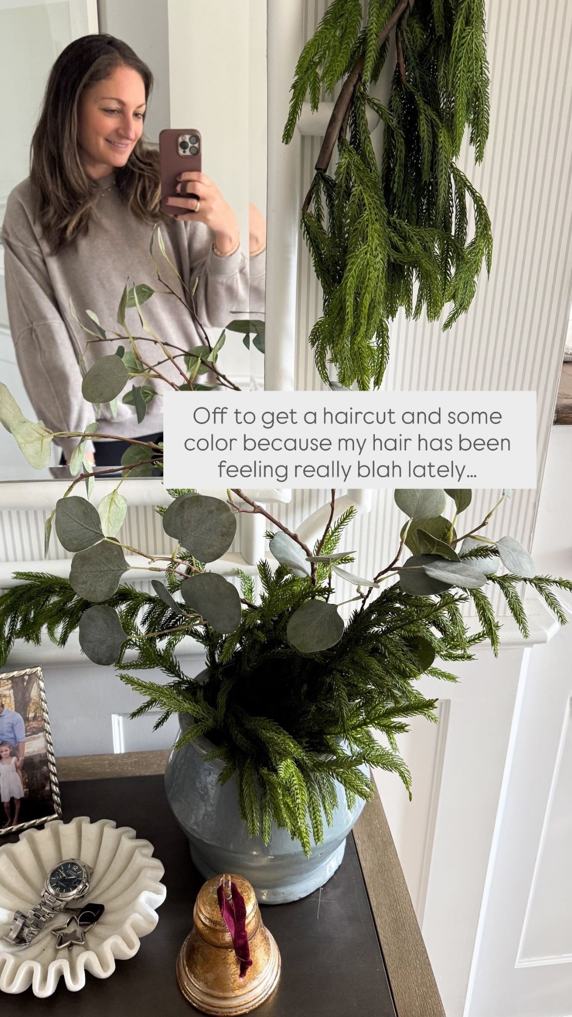 The coziest sweatshirt that I’ve been wearing on repeat and everything in our entryway! This mirror is a follower favorite and currently on sale… 

#LTKHoliday #LTKFindsUnder50 #LTKHome