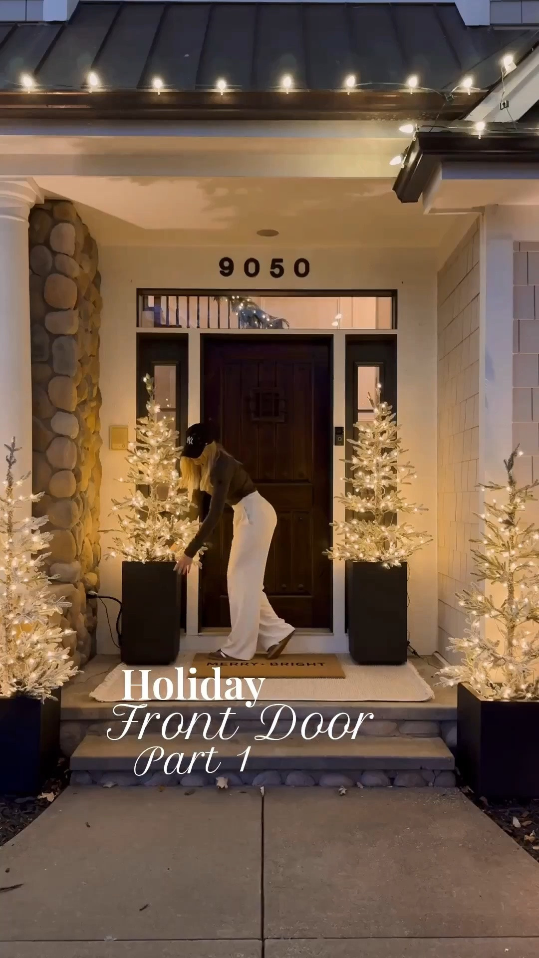 Get the prettiest front door
In the neighborhood with the pre-lit frosted trees. They are truly magical and have the prettiest warm white lights

#LTKSaleAlert #LTKHome #LTKSeasonal