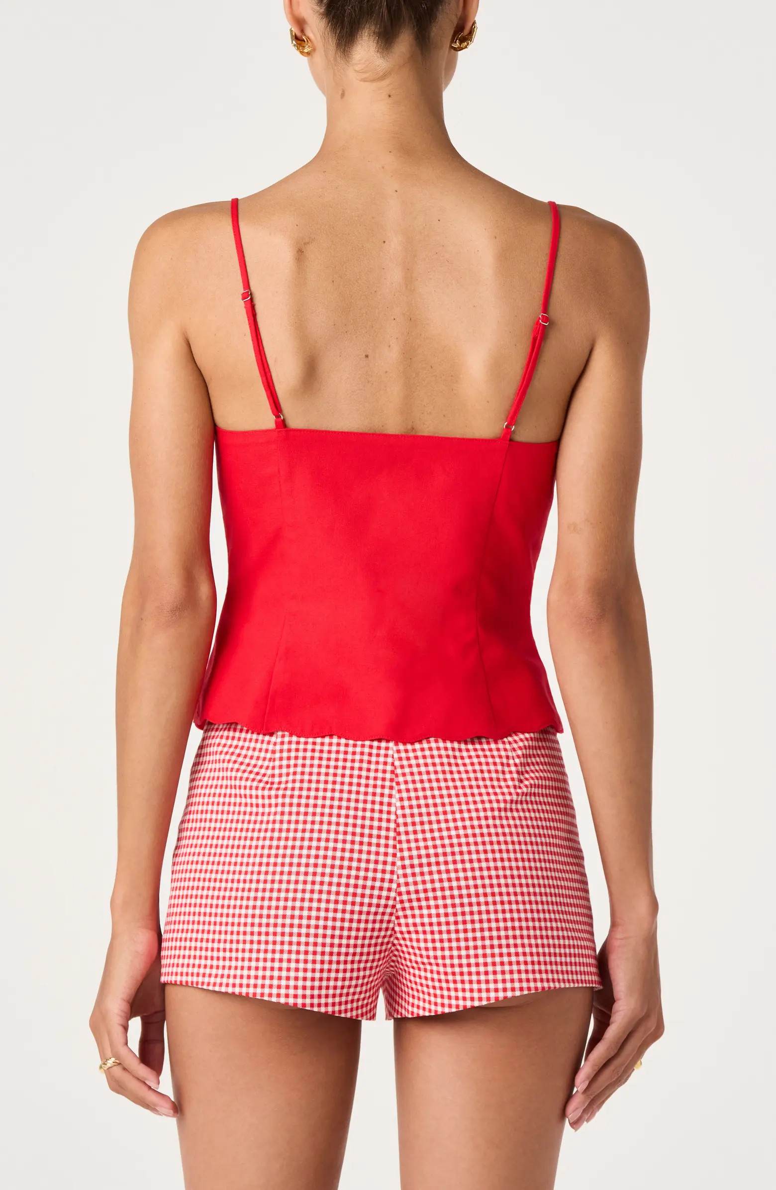 ASTR the Label Odette Scallop Hem Camisole | Nordstrom | Nordstrom