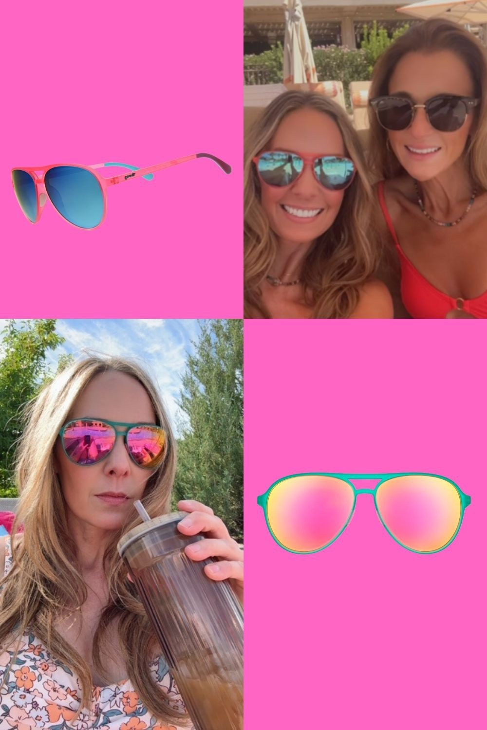 Sunglasses aren’t on LTK but they are by @goodr and the style name is “Carl is my co-pilot”. I have them in hot pink and also in teal and they’re my favorite aviators hands-down 

#LTKSeasonal #LTKTravel