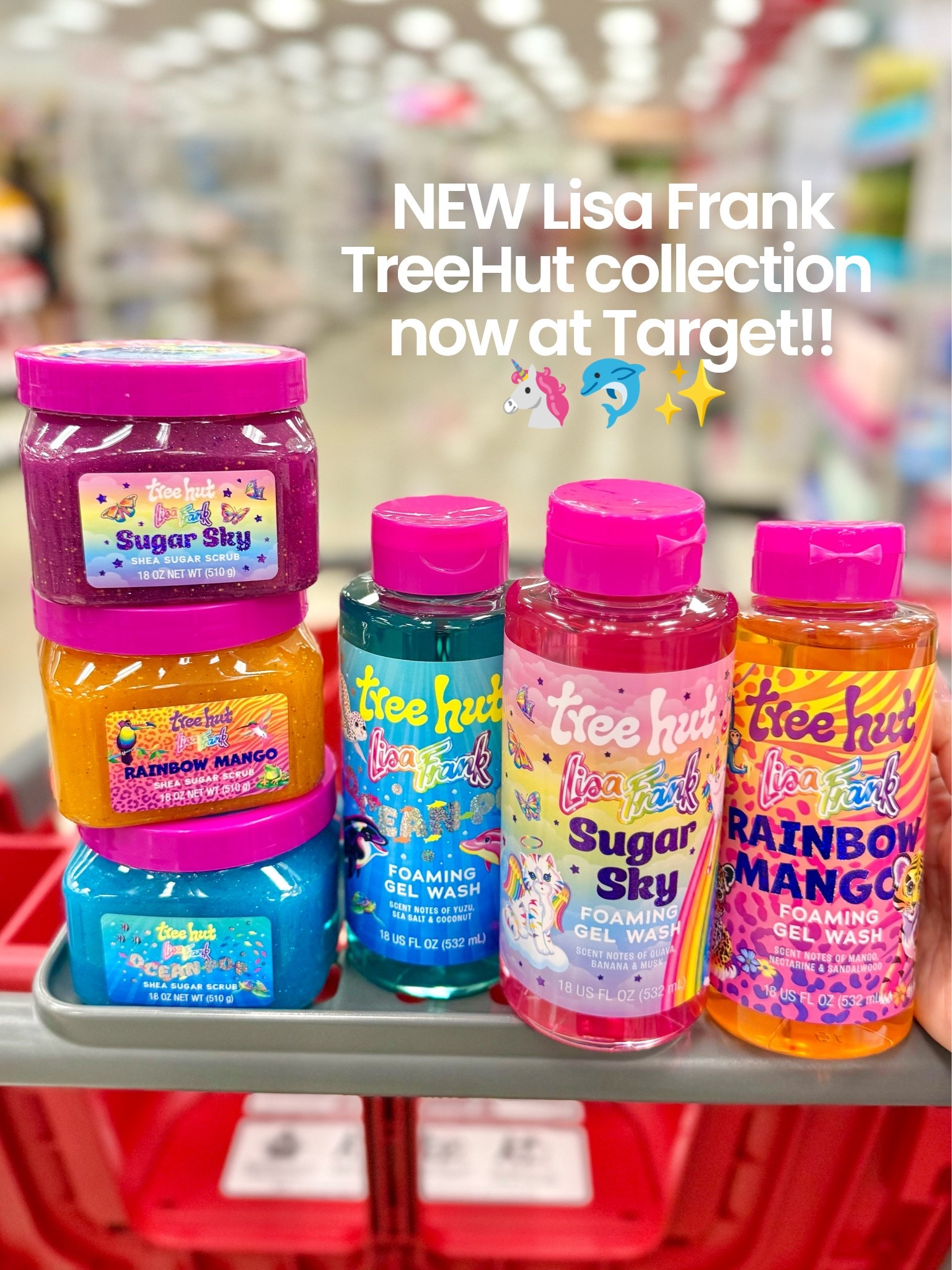 New Lisa Frank X TreeHut collab😍 

@target #ad