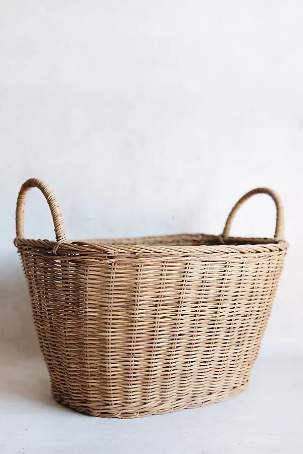 Rue Rattan Storage Basket | Anthropologie (US)