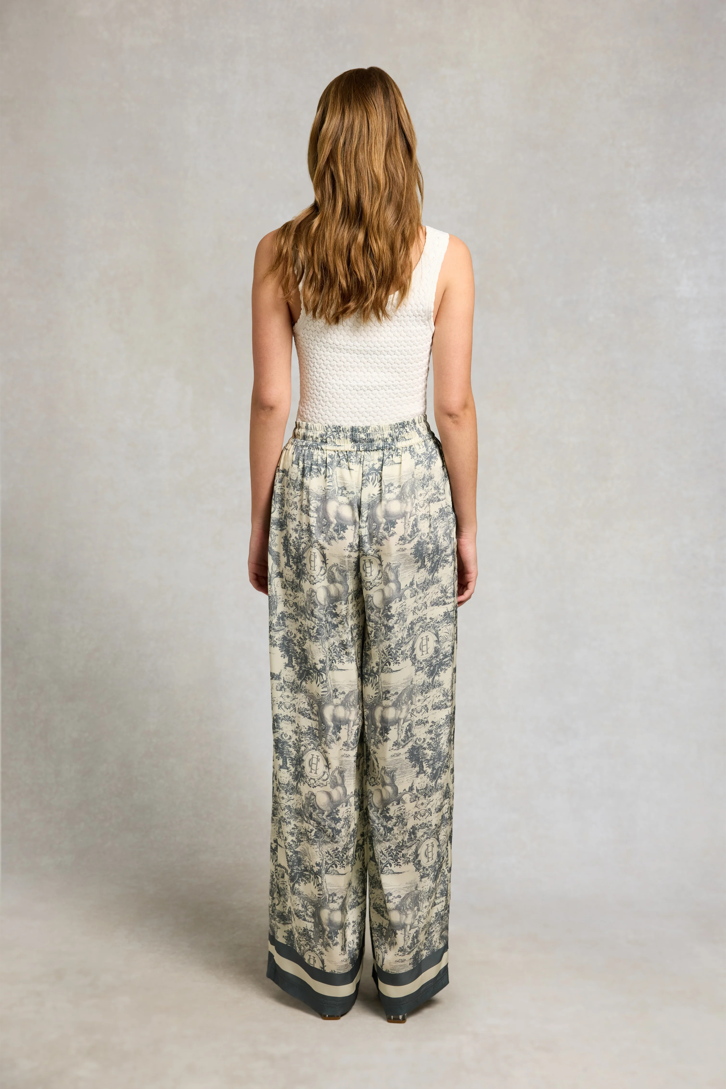 Riviera Trouser (Vintage Chateau Steel Blue) | Holland Cooper
