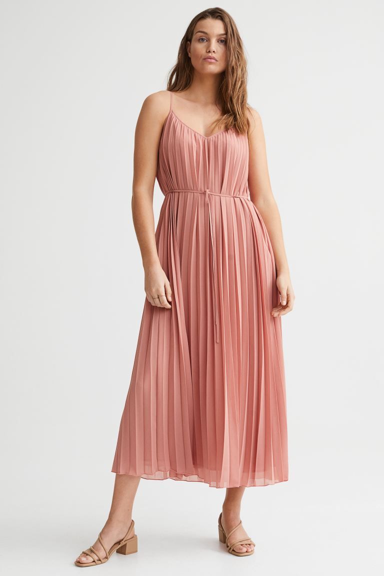 Pleated Chiffon Dress | H&M (US)