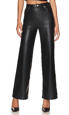 BLANKNYC Faux Leather Franklin Rib Cage Straight in After Hours from Revolve.com | Revolve Clothing (Global)