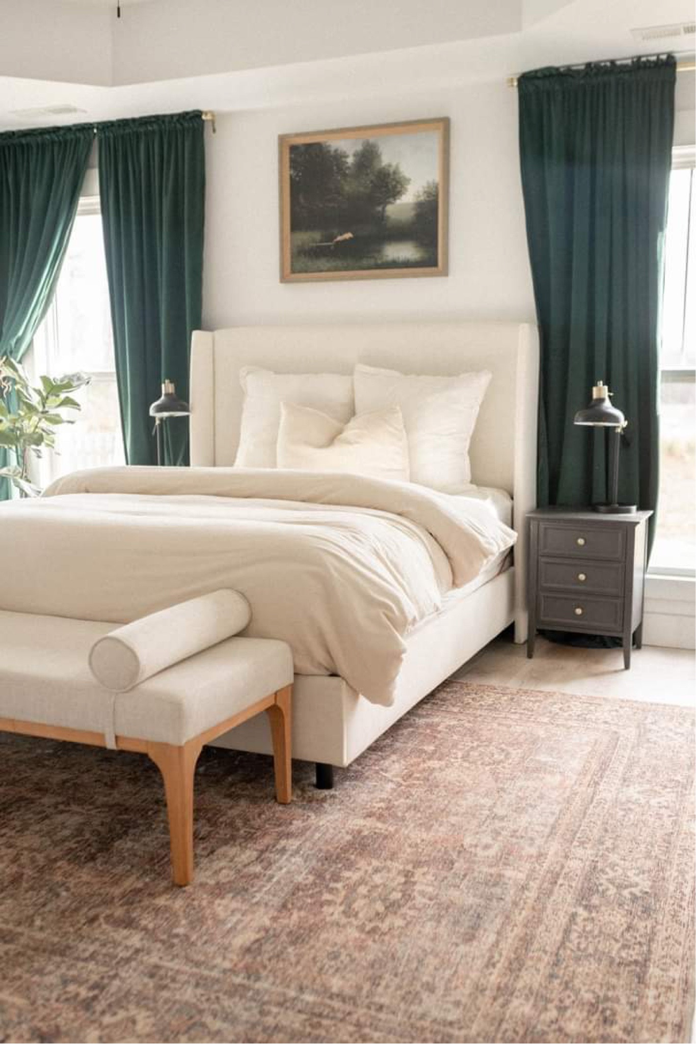 Updated the bedroom with a new rug and bench! Love them both so much!

#LTKhome