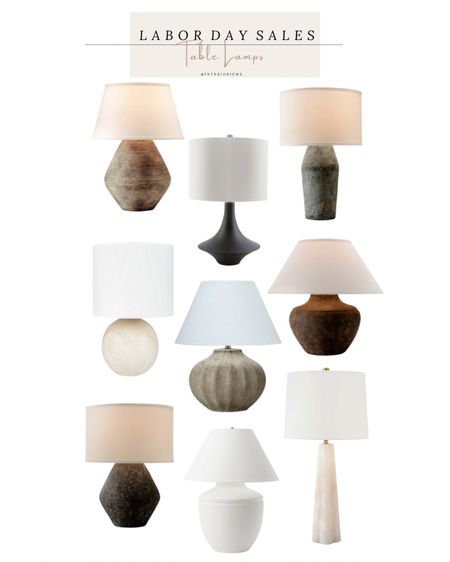 Labor Day sales, table lamps, living room and bedroom lighting, Amber interiors , mcgee and co

#LTKhome #LTKstyletip #LTKsalealert