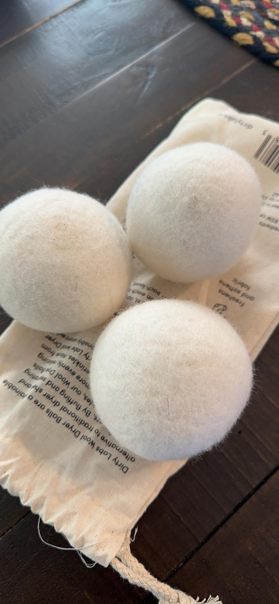 Dirty Labs | 100% New Zealand Wool Dryer Balls | 3 Balls | Shorten Drying Time | Reduce Static & ... | Amazon (US)