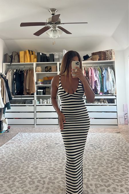 This dresssss! Wearing a medium but it is very fitted. Size up for looser fit. Revolve finds - great for summer (now) or later with fall coming! Dress 

#LTKstyletip #LTKunder100 #LTKFind