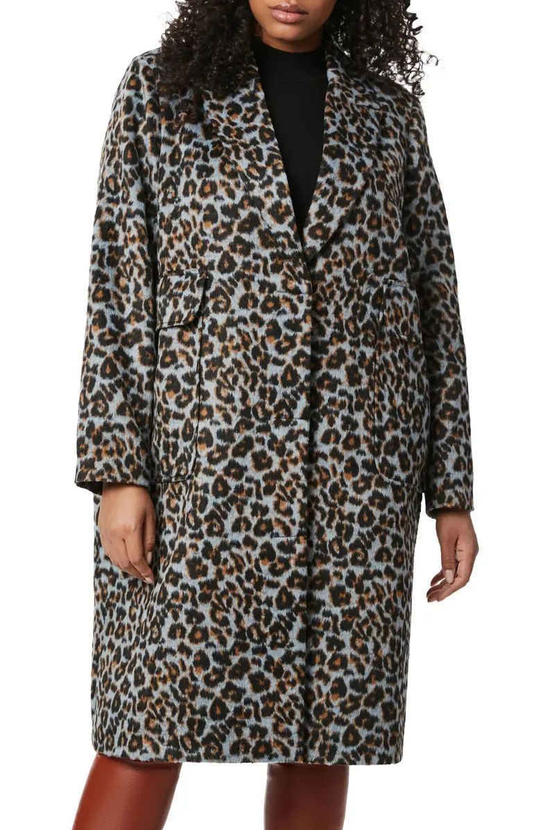 Relaxed Fit Animal Print Coat | Nordstrom | Nordstrom