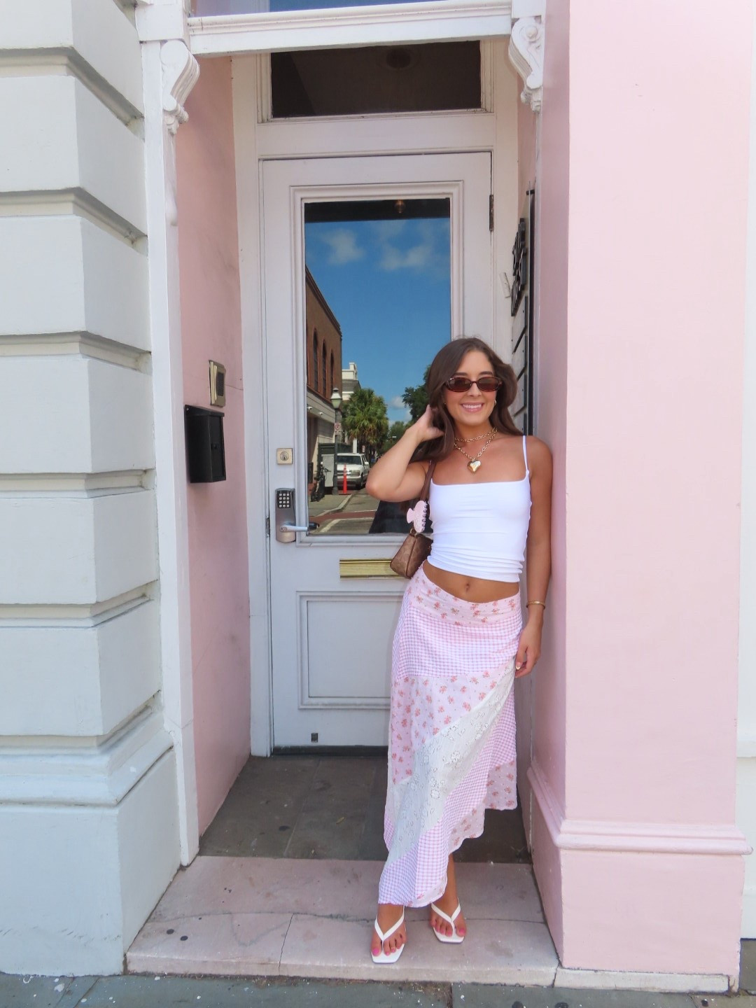 Charleston outfit inspo 🌸🌸 size 2 skirt , xxs top 