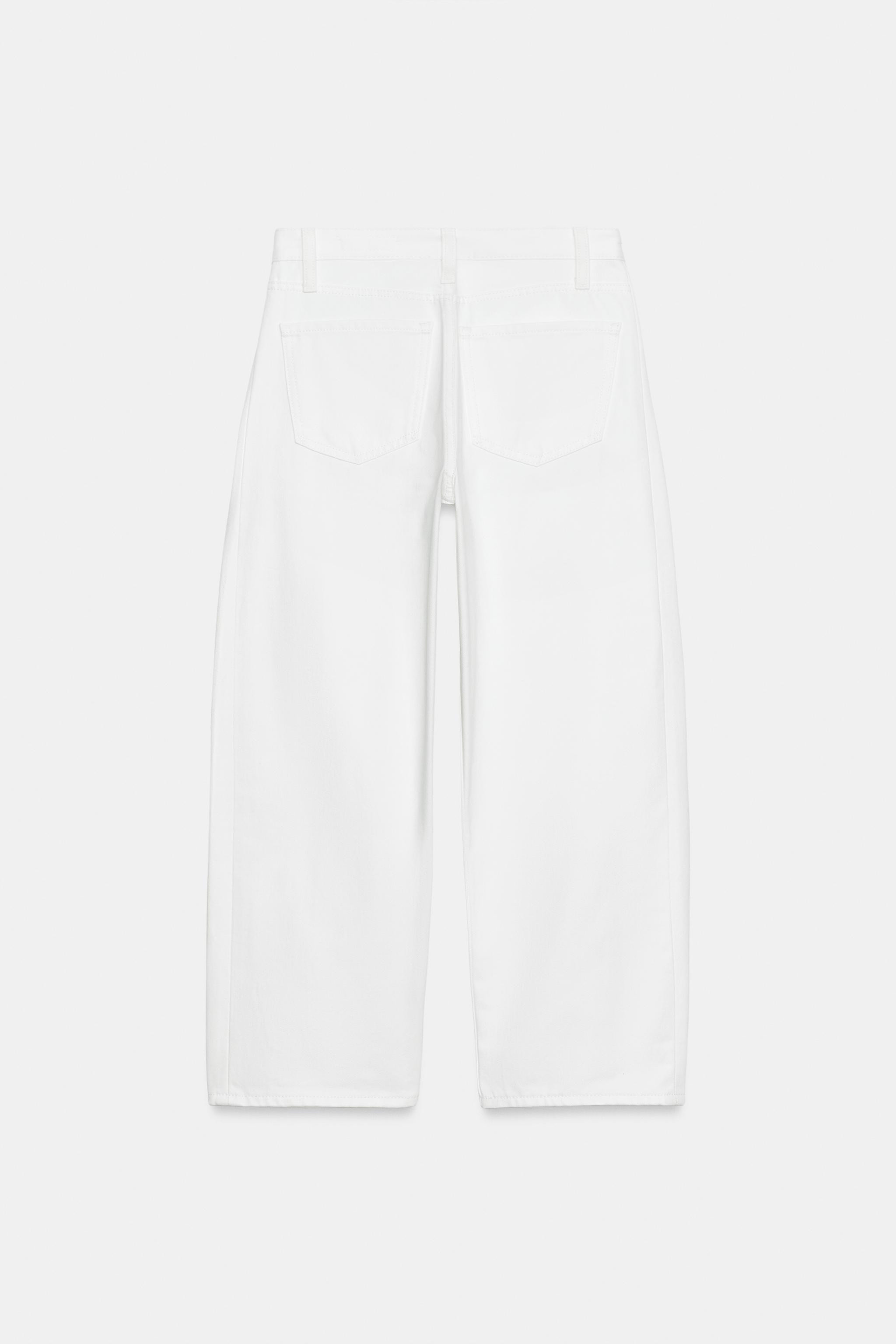 ZW COLLECTION ANKLE RELAXED FIT MID-WAIST JEANS | Zara UK