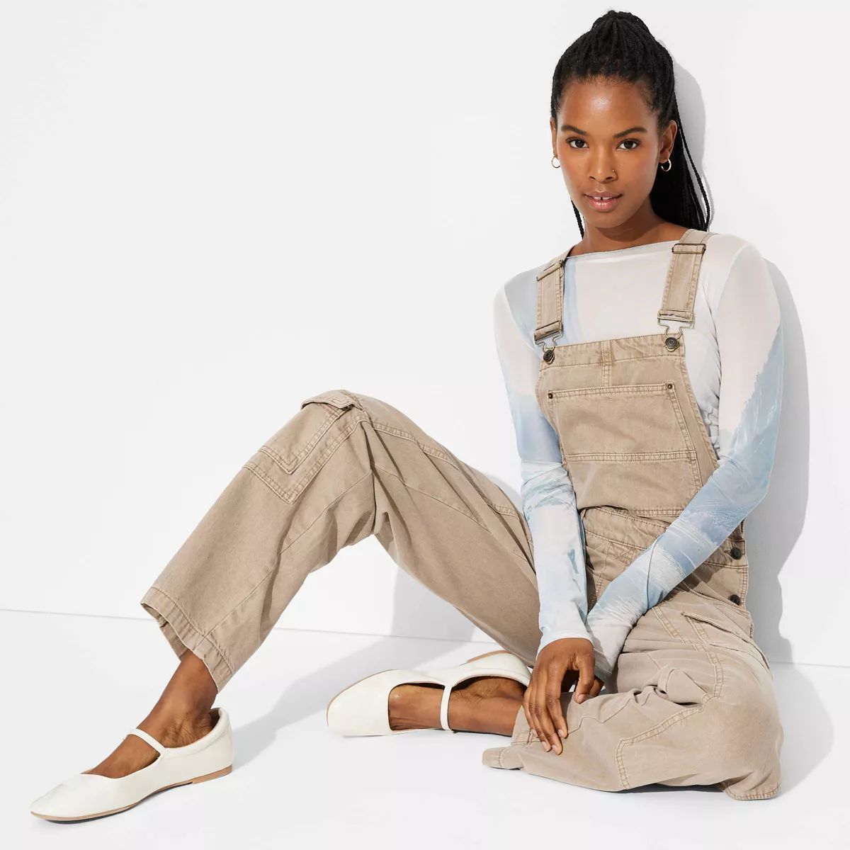 Women's Baggy Denim Overalls - Wild Fable™ | Target