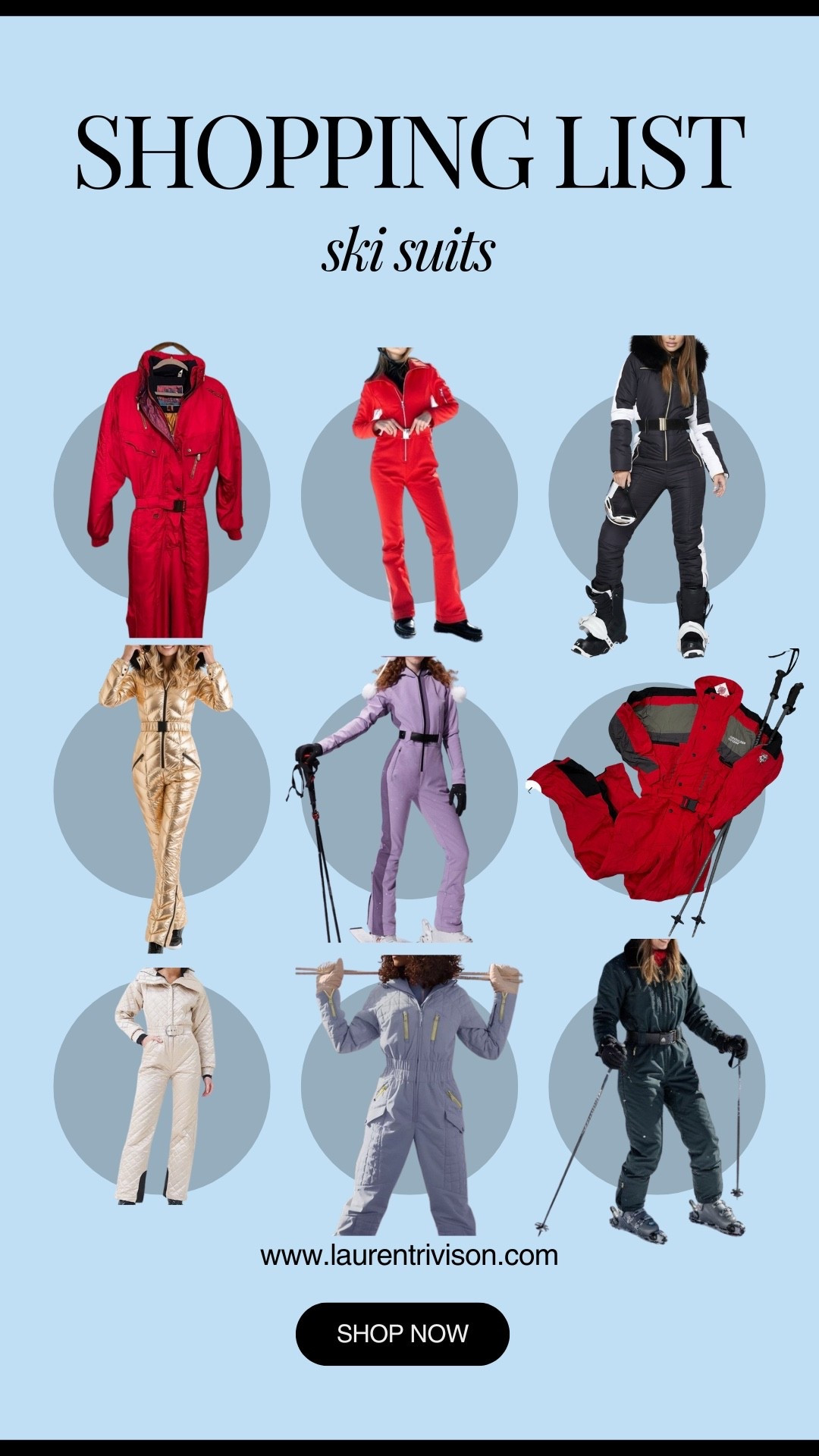 Ski suits ⛷️❄️ Stylish one-piece looks that keep you warm on the slopes.

#LTKootd #LTKMidsize #LTKU