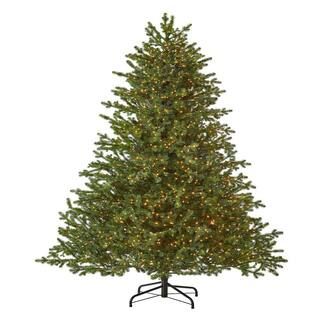 Home Decorators Collection 7.5 ft Elegant Grand Fir LED Pre-Lit Artificial Christmas Tree with 20... | The Home Depot