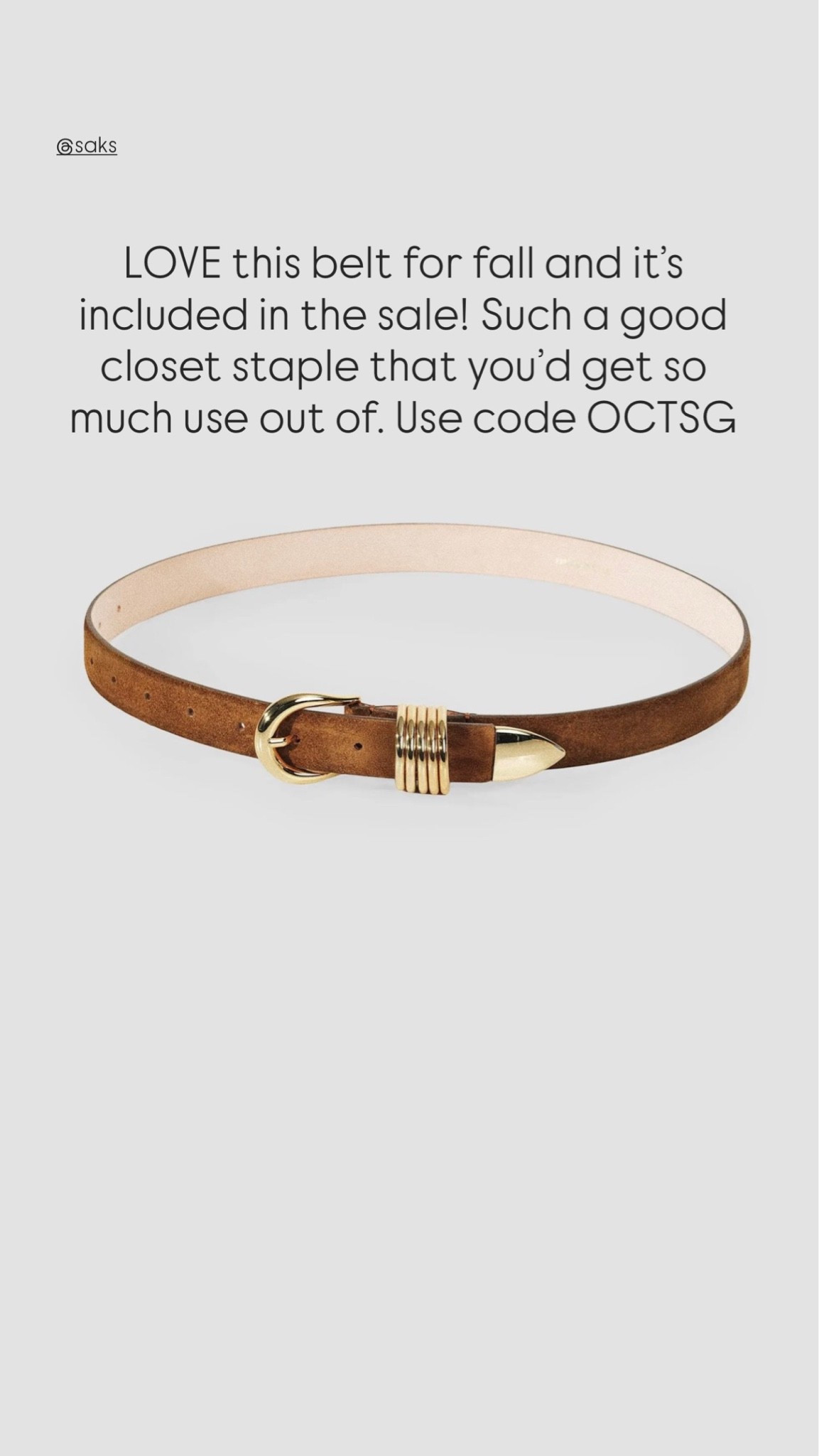 How gorgeous is this belt?! It’s one of those accessories that you splurge on a little bit but wear nonstop for years and years. One great belt is so nice to have for fall!

Fall fashion, fall accessories, OOTD, date night outfit, fall beauty find, transitional outfit, workwear, seasonal outfit, school dropoff look,