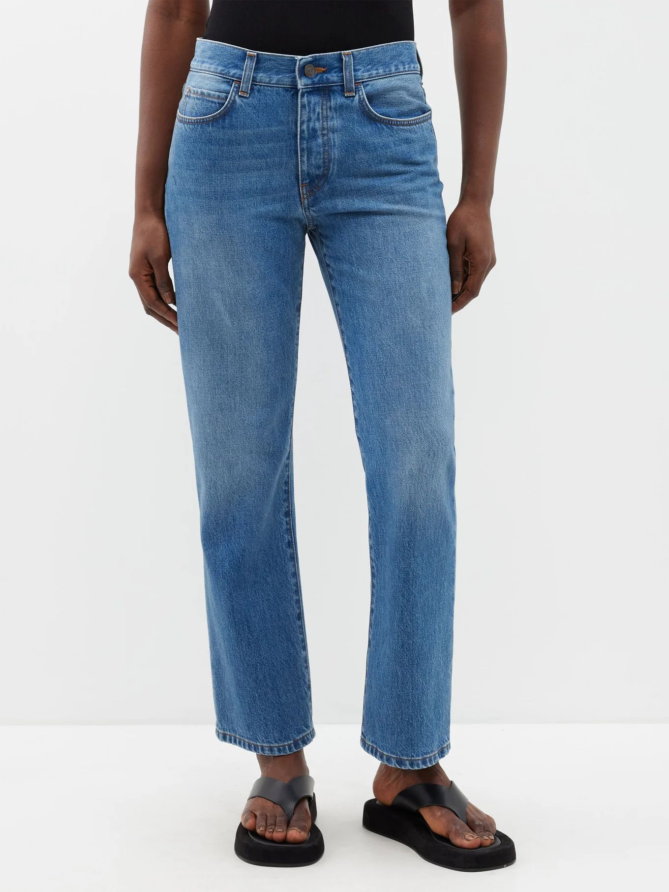 Goldin stonewashed cropped jeans | The Row | Matches (UK)