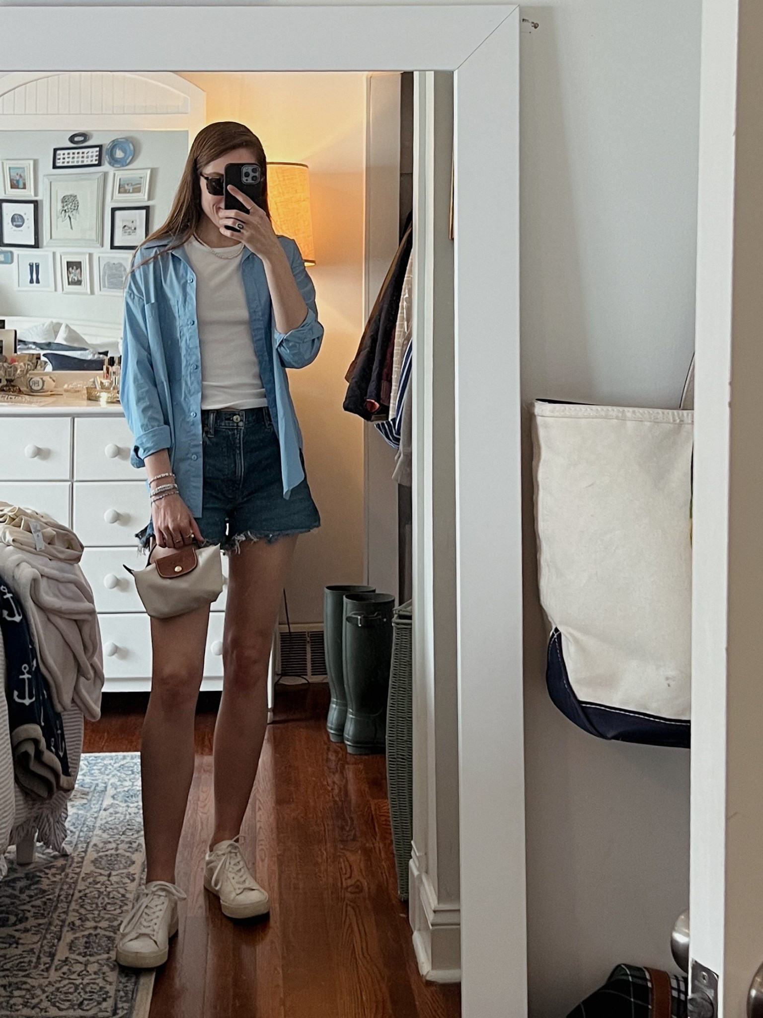 Longchamp mini, preppy style, preppy outfit, veja, Abercrombie, spring outfit, spring style, classic style 

#LTKStyleTip #LTKItBag #LTKShoeCrush