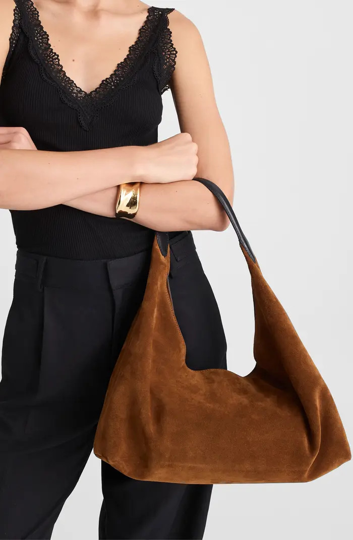 The Mylie Suede Shoulder Bag | Nordstrom