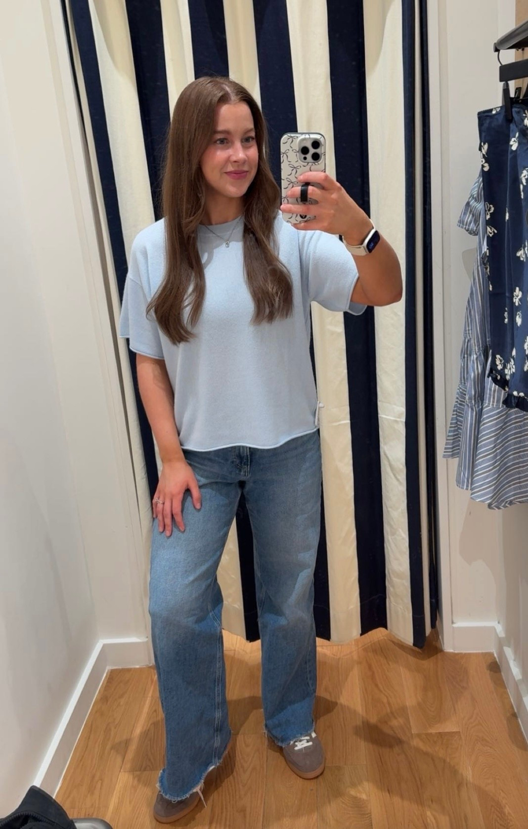 Cutest cashmere sweater top for Spring! Wearing size Medium. 

#LTKSeasonal #LTKdayinmylife #LTKootd