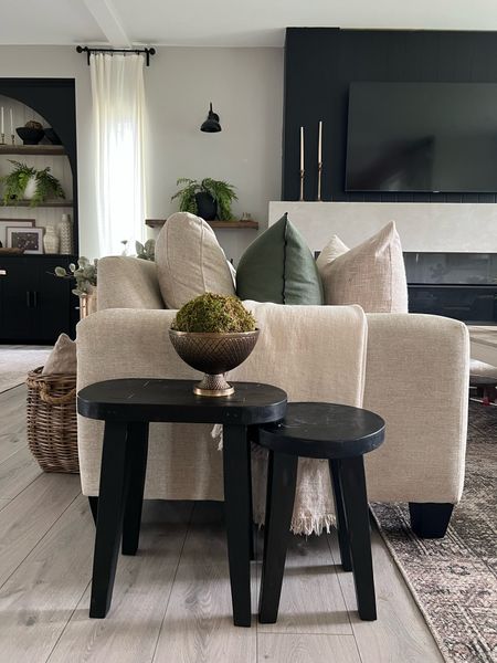 Versatile black accent tables! 
These two have definitely served useful at my house! 
Home decor inspo 

#LTKfamily #LTKFind #LTKhome