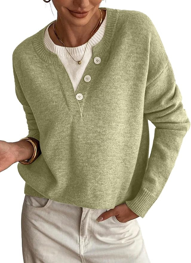 SHEWIN Sweaters for Womens Lightweight Business Casual Long Sleeves Tops 2026 Fall Winter Clothes... | Amazon (US)