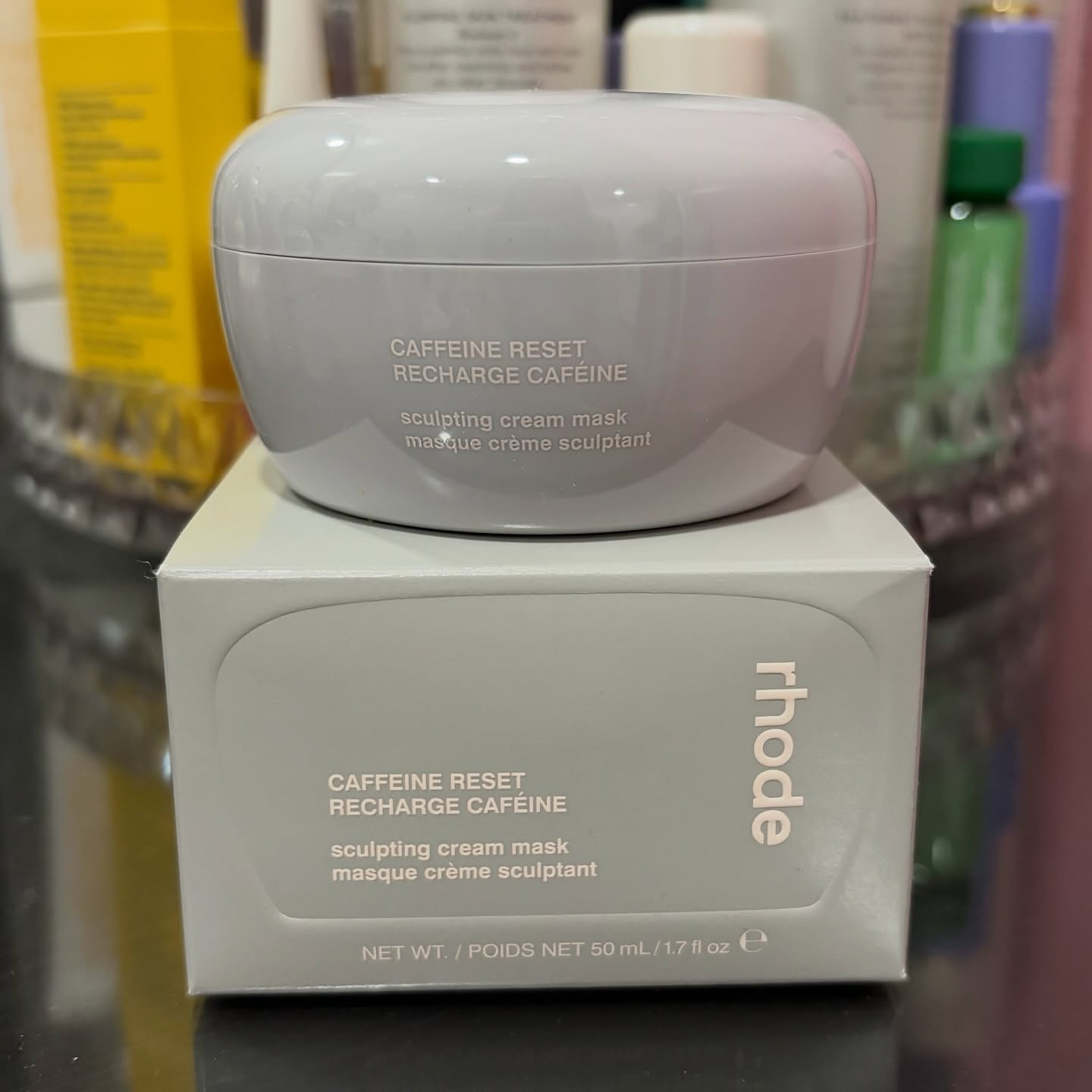 ⭐️PRODUCT REVIEW⭐️

This product was gifted to me by @rhode  and @skeepers_us in exchange for my honest review.

The Rhode Caffeine Reset Sculpting Cream Mask is designed to help wake up tired skin leaving skin looking lifted, less puffy and more awake. I was very intrigued by the idea of this mask and couldn’t wait to try it. The mask is a very thick cream that you apply and wash off after 10-15 minutes. It feels cooling and very moisturizing while on your skin. I was pleasantly surprised that the mask truly did leave my skin looking less puffy/tired, especially around my eyes. This is great to use on mornings when your skin needs a little extra help waking up! I think it’s a unique and effective product that I’m enjoying using.

#rhode #mask #productreview #skincare #ugc