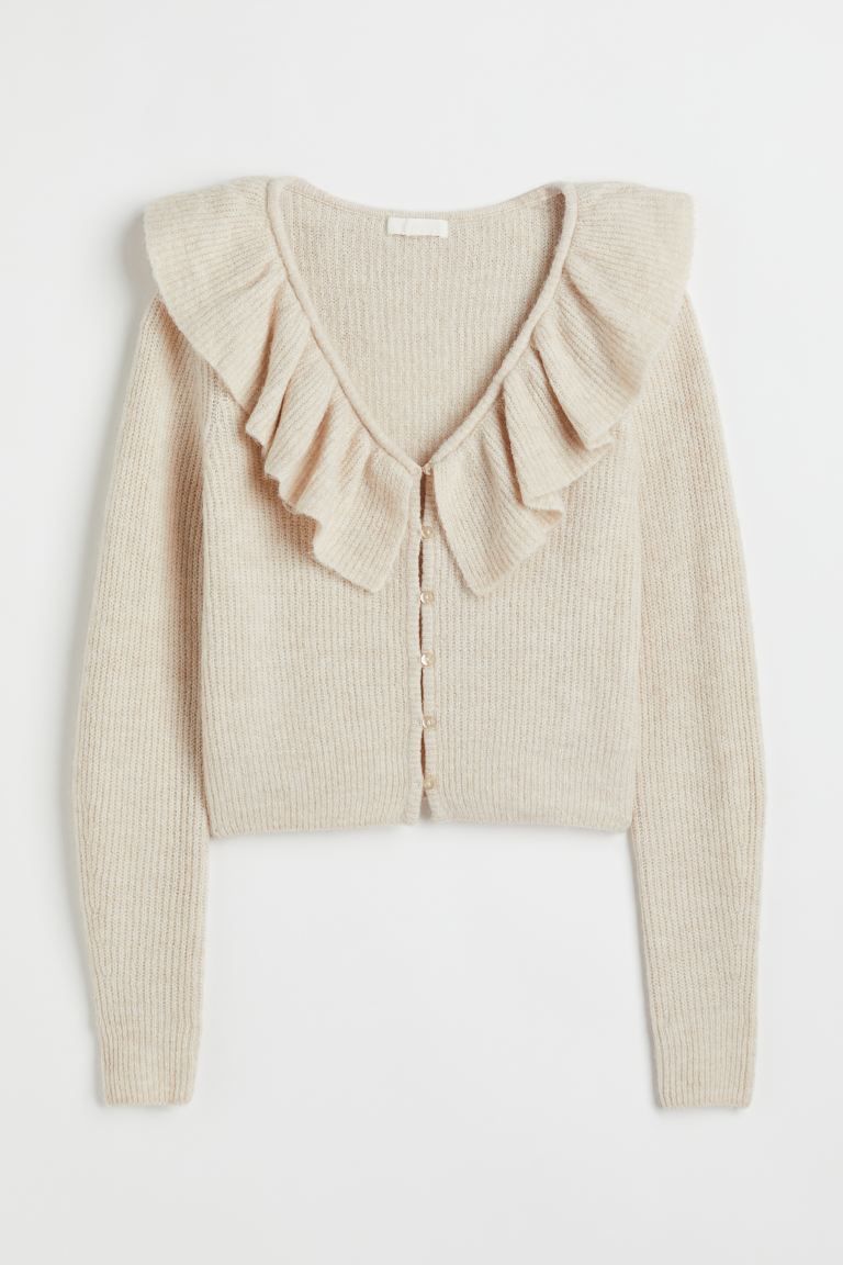 Flounce-collared Cardigan | H&M (US + CA)